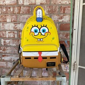 Loungefly SpongeBob Backpack - Yellow and Brown